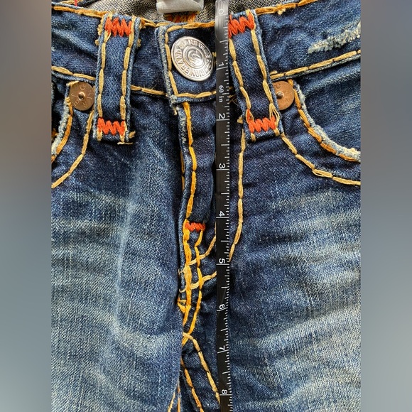 True Religion designer jeans JOEY SUPER T -size 26. AWESOME COLOR WAY!!! RARE! - Picture 5 of 15